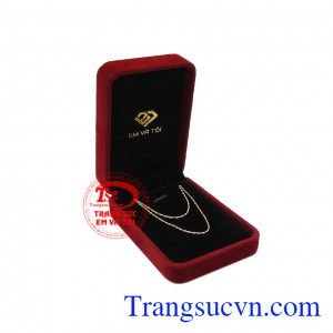 Dây chuyền vàng Italy 18k rất đẹp