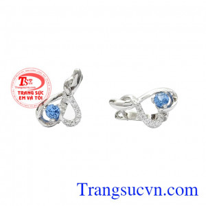 Hoa tai topaz đẹp thiên nhiên trang nhã, hợp phong thủy.