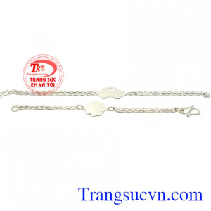 Lắc tay bạc đẹp cho bé