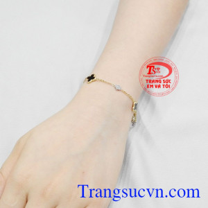 Lắc tay vàng may mắn nữ tính