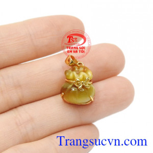 Mặt dây mắt hổ tài lộc đẹp.