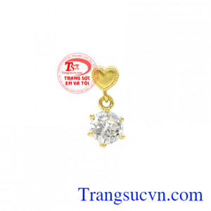 Mặt dây nữ tính yêu thương mang đến vẻ dịu dàng và yêu kiều đến cho nữ giới.