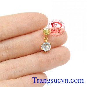 Mặt dây nữ tính yêu thương đẹp.