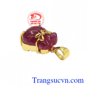 Mặt dây Ruby lộc phát vàng 10k giao hàng nhanh trên toàn quốc.