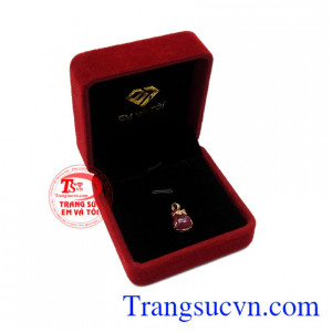 Mặt dây Ruby lộc phát 10k