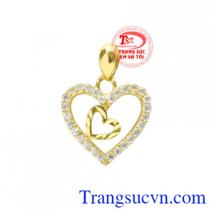 Mặt dây trái tim hạnh phúc