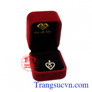 Mặt dây trái tim hạnh phúc bảo hành uy tín, giao hàng toàn quốc. 