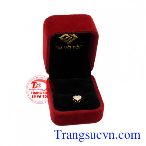 Mặt dây vàng trái tim nhỏ xinh 10k