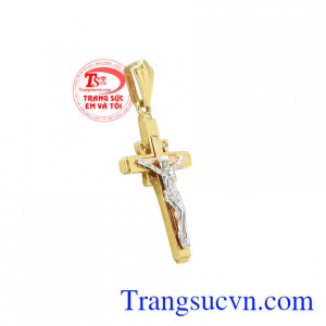 Thánh giá vàng là trang sức được nhiều người ưa chuộng vừa đem lại vẻ đẹp vừa mang đến an lành.