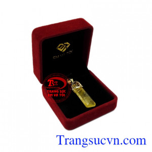 Mặt trụ thạch anh tóc tài lộc bảo hành uy tín, giao hàng toàn quốc. 