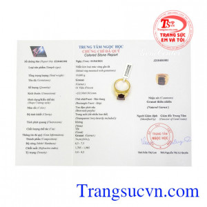 Nhẫn nam Granat chất lượng