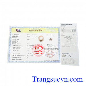 Nhẫn nam kim cương vàng hồng