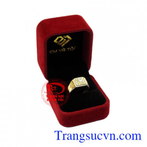 Nhẫn nam vàng phong độ 18k
