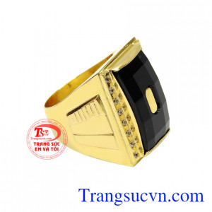 Nhẫn nam vàng tây cá tính 10k