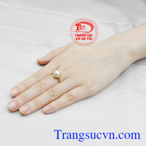 Nhẫn ngọc trai chất lượng