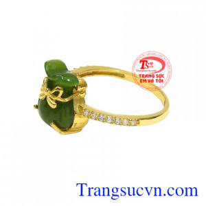 Nhẫn nữ nephrite tiền tài đảm bảo chất lượng, sự lựa chọn hoàn hảo dành cho bạn.