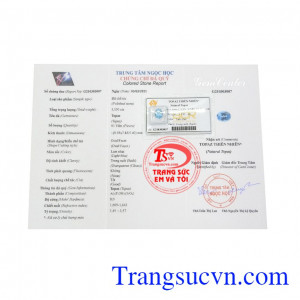 Sản phẩm rất được ưa chuộng để làm mặt dây hoặc mặt nhẫn. Viên topaz thiên nhiên mệnh mộc