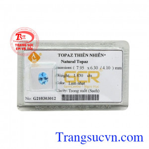 Viên topaz thiên nhiên tinh tế