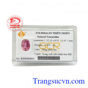 Viên tourmalin thiên nhiên mệnh hỏa
