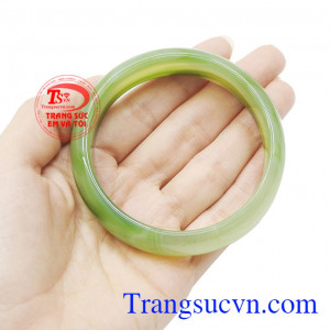 Vòng ngọc mã não xanh đẹp