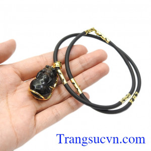 Bộ mặt tỳ hưu bọc vàng đẹp.