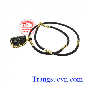 Bộ mặt tỳ hưu bọc vàng nhận đặt chế tác theo cầu.