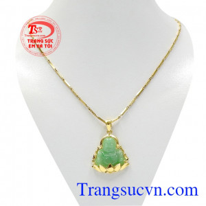 Bộ phật di lặc may mắn jadeite