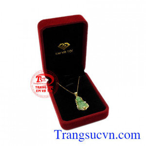 Bộ phật Quan Âm cẩm thạch an nhiên ngọc cẩm thạch thiên nhiên cao cấp