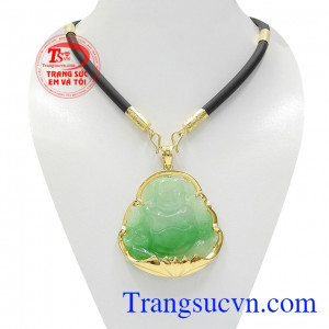 Bộ trang sức di lặc jadeite an khang