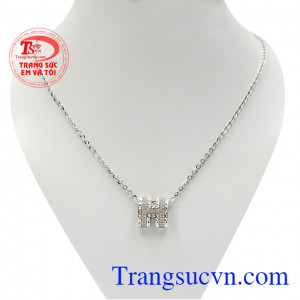 Bộ trang sức nữ chữ H thời trang