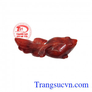 Những năng lượng tích cực từ ngọc này mang đến cho người dùng sự may mắn, bình an và tài lộc. Cá đỏ ngọc cẩm thạch