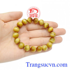 Do đó chuỗi tay đá mắt hổ được rất nhiều khách hàng ưa chuộng.