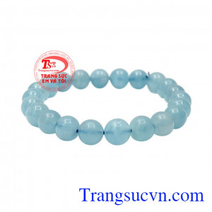 Chuỗi tay aquamarine 8 ly đẹp
