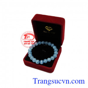Chuỗi tay aquamarine 8 ly đẹp nhận giao hàng trên toàn quốc.