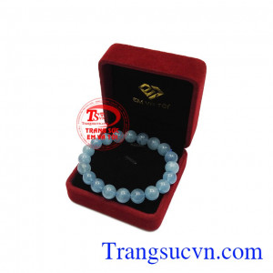 Chuỗi tay aquamarine 9 ly