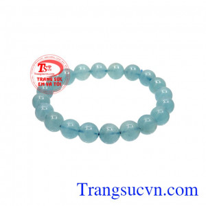 Chuỗi tay aquamarine 9 ly