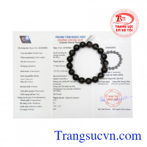 Chuỗi thạch anh tóc 12 ly tài lộc