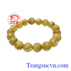Chuỗi thạch anh tóc an nhiên 11 ly