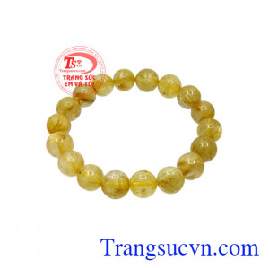 Chuỗi thạch anh tóc thiên nhiên đẹp có tác dụng ngăn ngừa bệnh tật, đặc biệt là bệnh thận. 