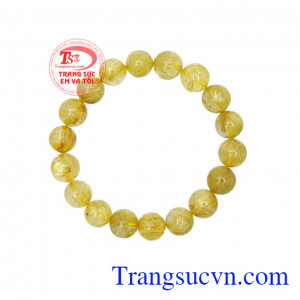 Bởi vì, những năng lượng từ đá này sẽ giúp điều hòa khí huyết, sàng lọc máu tốt. Chuỗi thạch anh tóc thiên nhiên đẹp