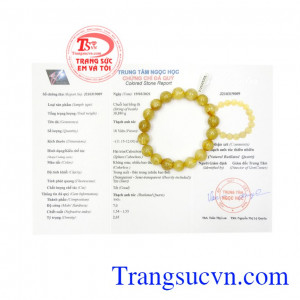 Chuỗi thạch anh tóc thiên nhiên đẹp