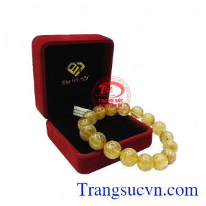 Chuỗi thạch anh tóc vàng thịnh vượng