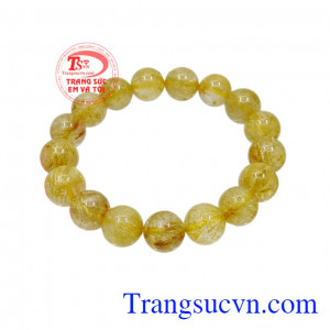 Chuỗi thạch anh tóc vàng thịnh vượng