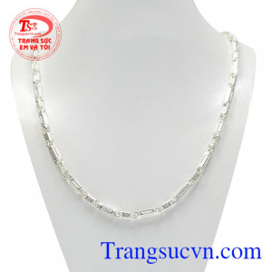 Dây chuyền bạc nam tính đẹp