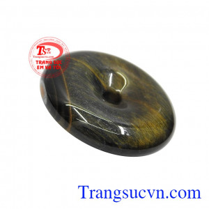 Sản phẩm chạm khắc hình đồng xu, tượng trưng cho sự giàu có, hưng thịnh. Đồng xu mắt hồ thiên nhiên