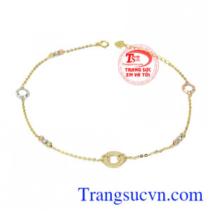 Lắc chân phong cách phái đẹp là sản phẩm được nhập khẩu tại Hàn Quốc chế tác theo công nghệ hiện đại.