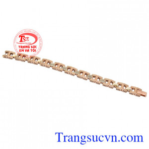 Lắc nam vàng hồng thời trang thanh toán an toàn.