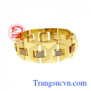 Lắc tay vàng tây nam tính