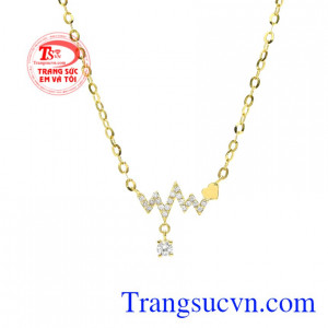 Lắc tay vàng thanh tú 18k.