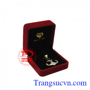 Mặt dây nam mỏ neo thời trang